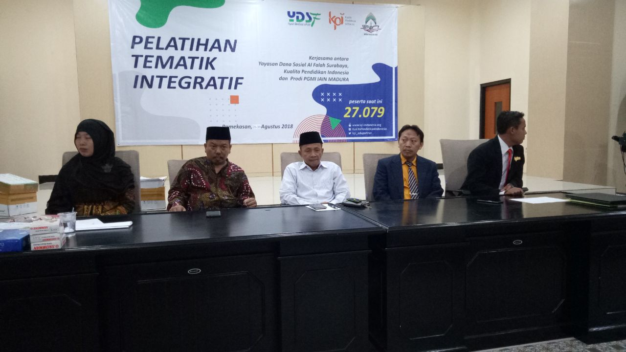 Prodi PGMI Menyelenggarakan Pelatihan Penilaian Kurikulum 2013 bagi Guru-Guru MI dan SD se Pamekasan