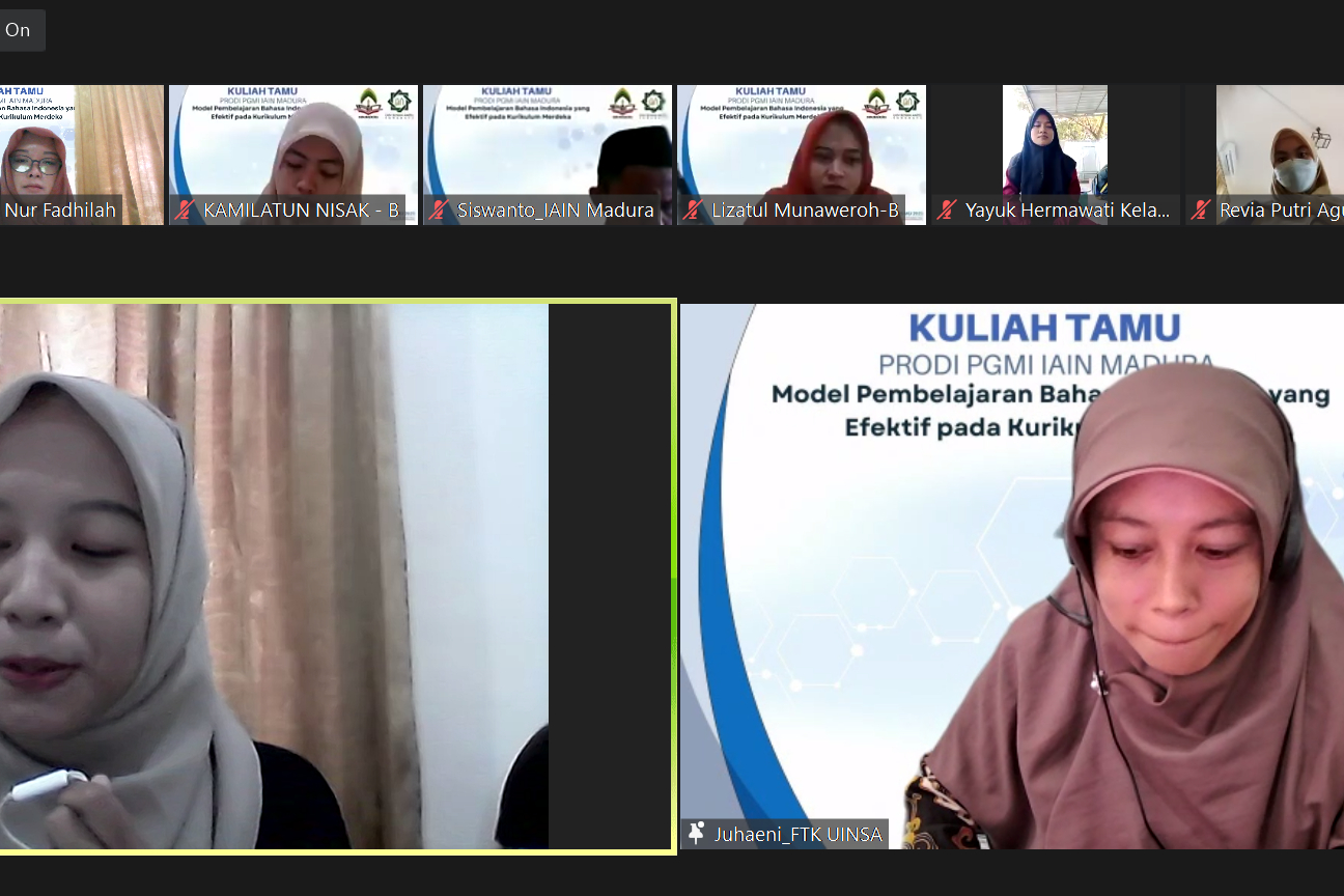 Kuliah Tamu UINSA (Pembelajaran Bahasa Indonesia)