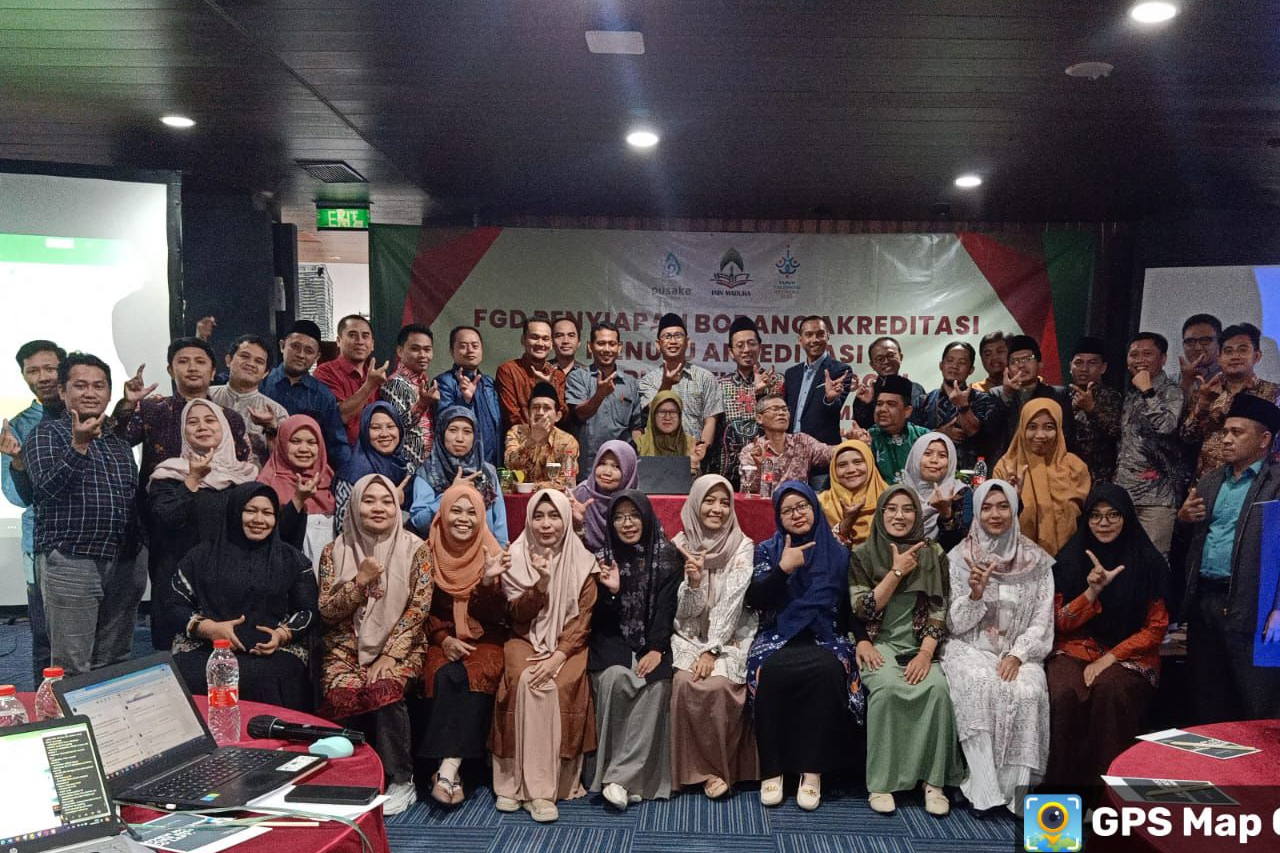 PRODI PGMI Fakultas Tarbiyah IAIN Madura Mengikuti Kegiatan FGD Penyiapan Borang Akreditasi Program Studi Menuju APT Unggul