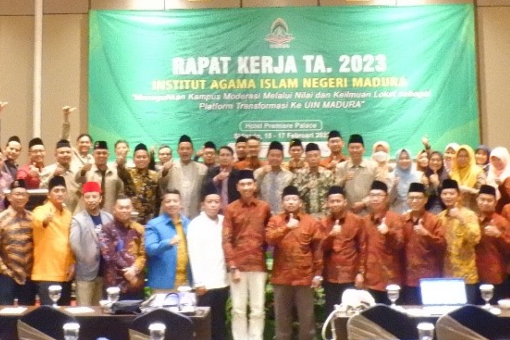 Seluruh Prodi dan Fakultas Tarbiyah Sukseskan Raker IAIN Madura Tahun 2023