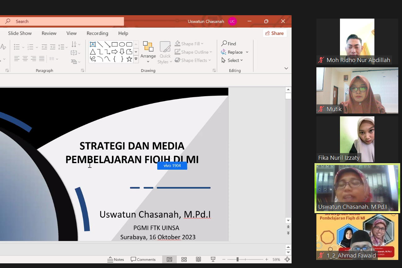Kuliah Tamu UINSA (Fiqih)